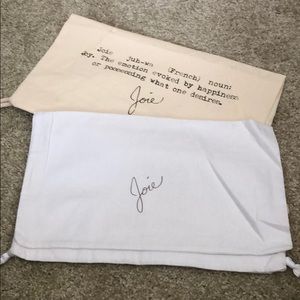 (2) Joie dust bags